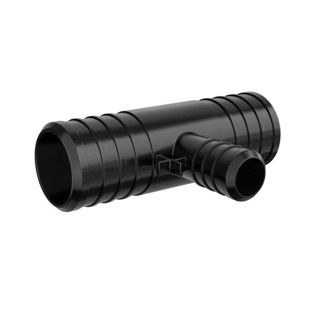 Jones Stephens Black Plastic PEX Crimp Tee 