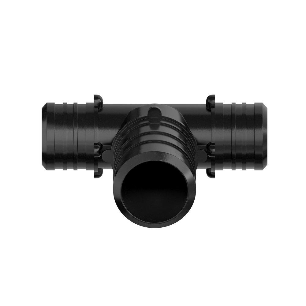 Jones Stephens Black Plastic PEX Crimp Tee 