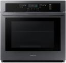 Samsung Fingerprint Resistant Black Stainless Steel 29-3/4 in. 5.1 cu. ft. Single Oven 