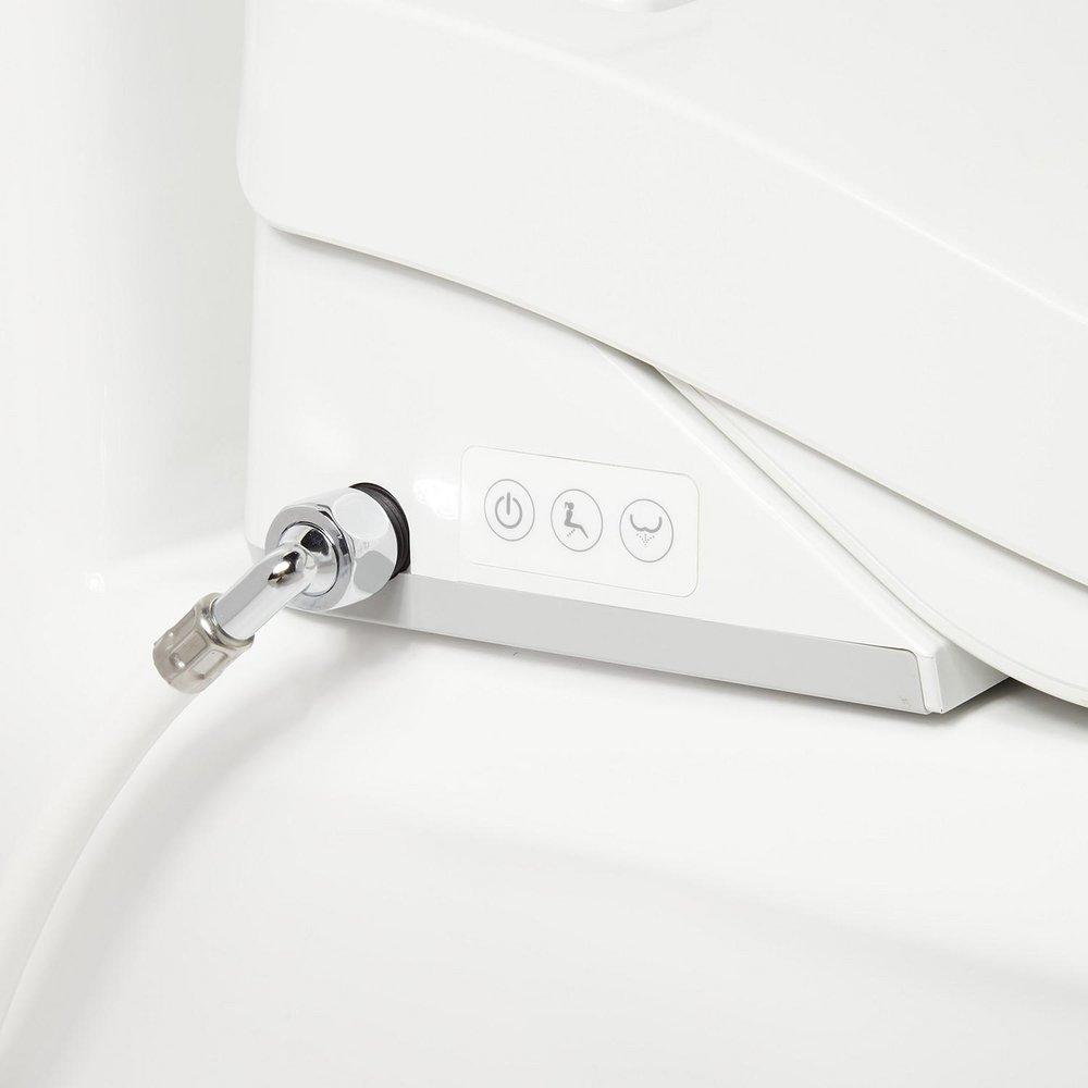 Signature Hardware White Bidet Seat 