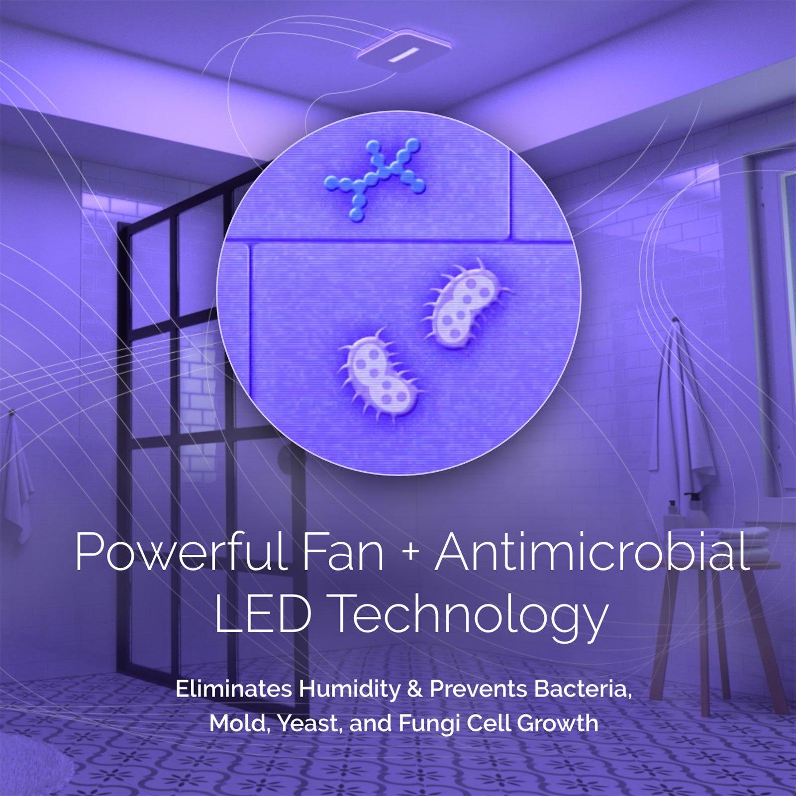 Broan White Bathroom Exhaust Fan in White 