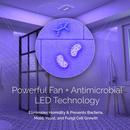 Broan White Bathroom Exhaust Fan in White 