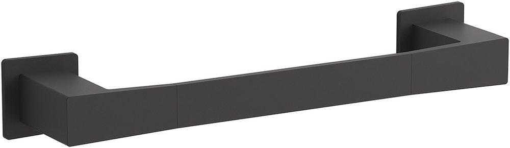 KOHLER Matte Black 14-1/8 in. Towel Bar 