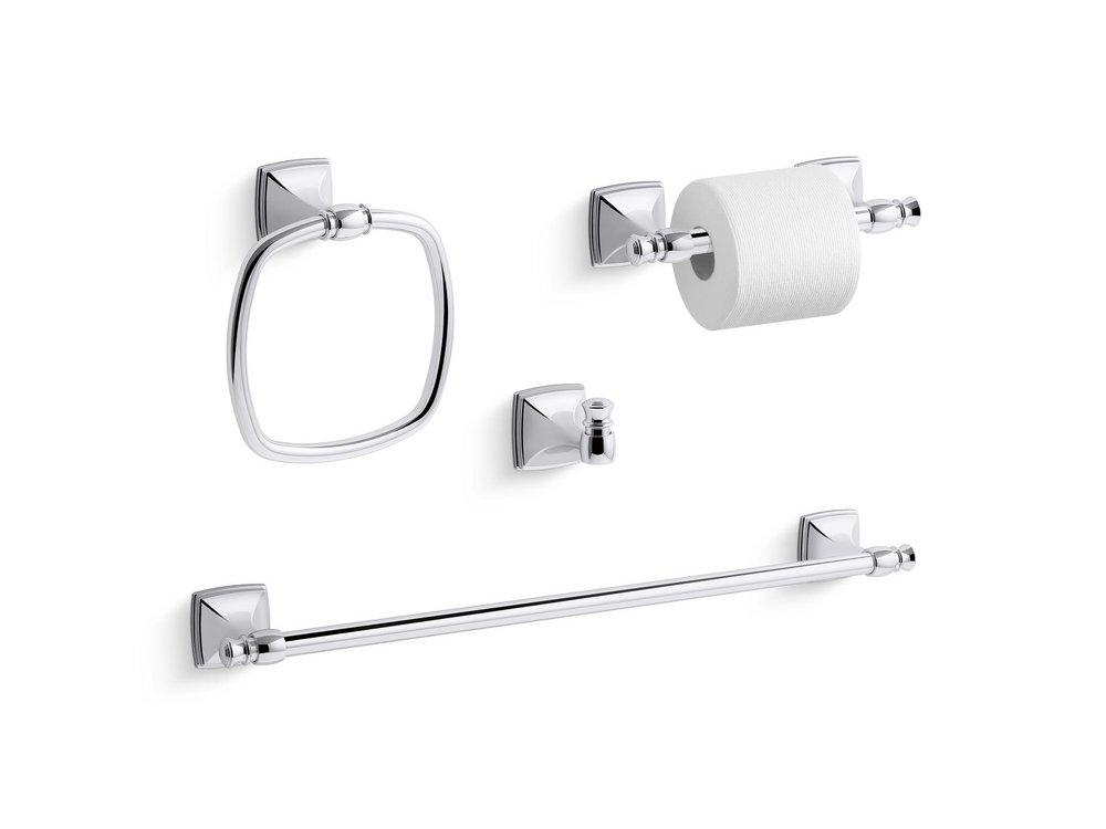 KOHLER Polished Chrome Wall Toilet Tissue Holder 