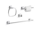 KOHLER Polished Chrome Wall Toilet Tissue Holder 
