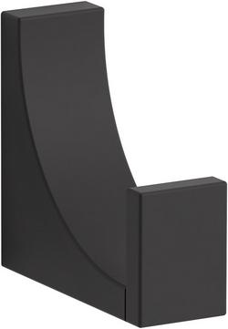 1-Hook Robe Hook in Matte Black