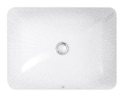 19-15/16 in. Undermount Rectangular Vitreous China Bathroom Sink in White