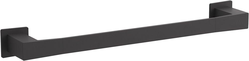 KOHLER Matte Black 18 in. Towel Bar 