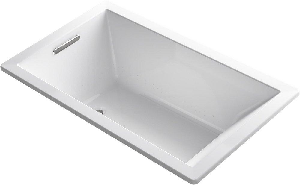 KOHLER White 60 x 36 in. Air Bath Drop-In Bathtub Left, Reversible and Right Drain 