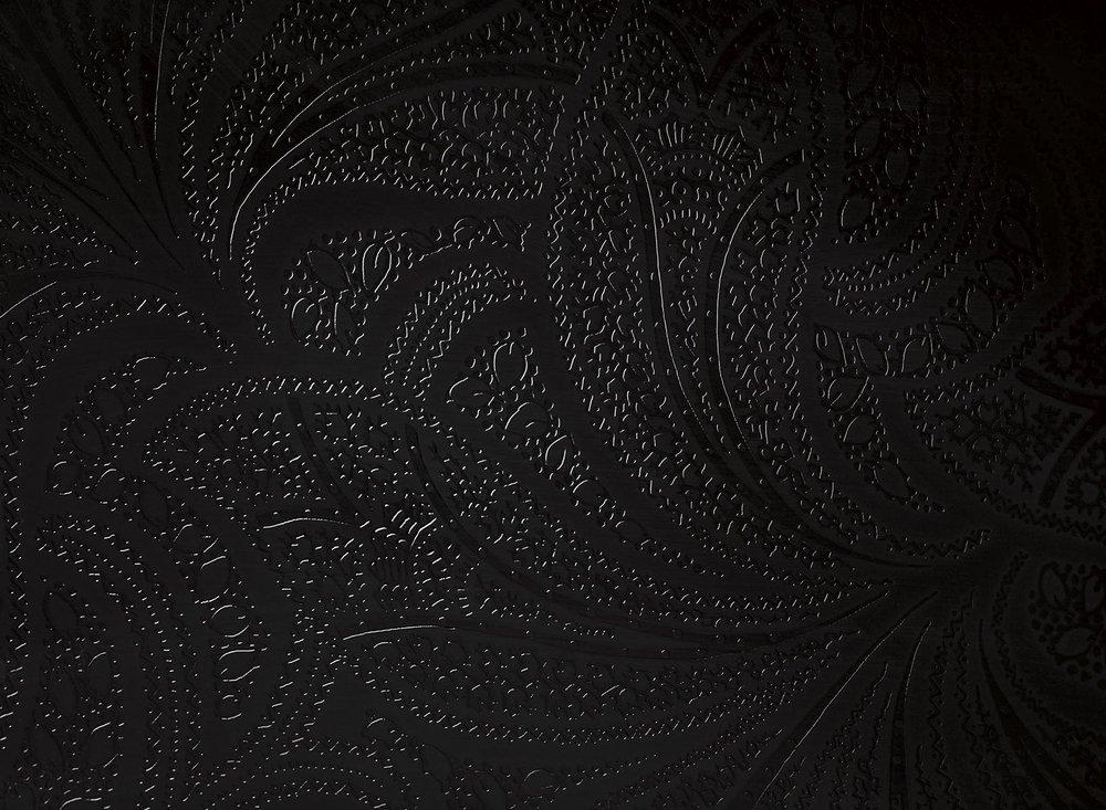 19-15/16 in. Undermount Rectangular Bathroom Sink in Black Black&trade; 