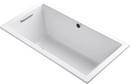 60 x 32 in. Air Bath Drop-In Bathtub with Reversible Drain in White
