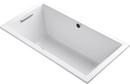 KOHLER White 60 x 32 in. Air Bath Drop-In Bathtub with Reversible Drain 