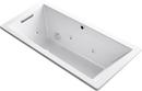 KOHLER White 66 x 32 in. Air Bath Drop-In Bathtub Left, Reversible and Right Drain 
