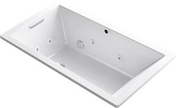 66 x 36 in. Whirlpool Drop-In Bathtub with Reversible Drain in White