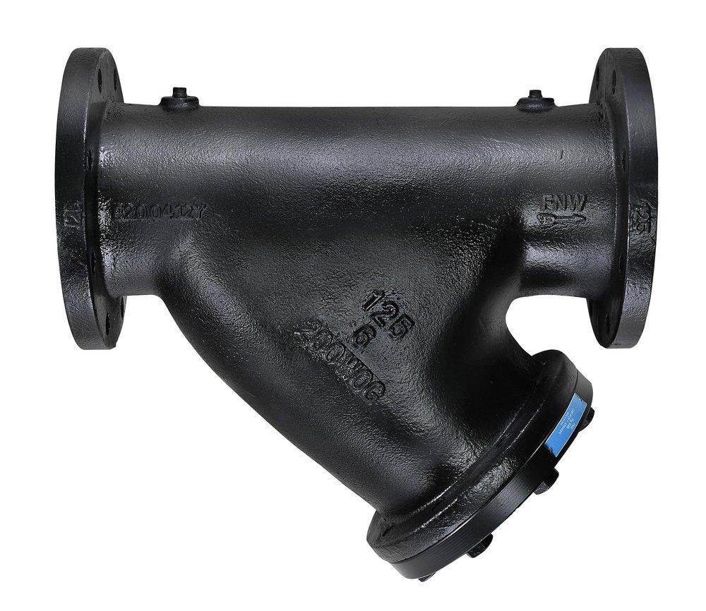 FNW&reg; Wye Cast Iron, Stainless Steel Flanged Valve Strainer 