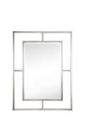 30 in. Rectangular Mirror in Brushed Nickel