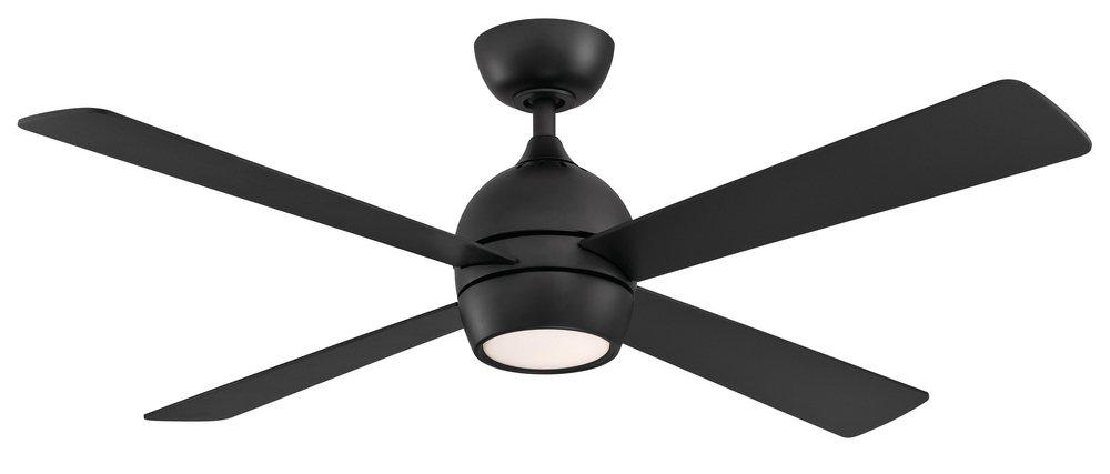Fanimation Black 52 in. 4-Blade Indoor/Outdoor Ceiling Fan 