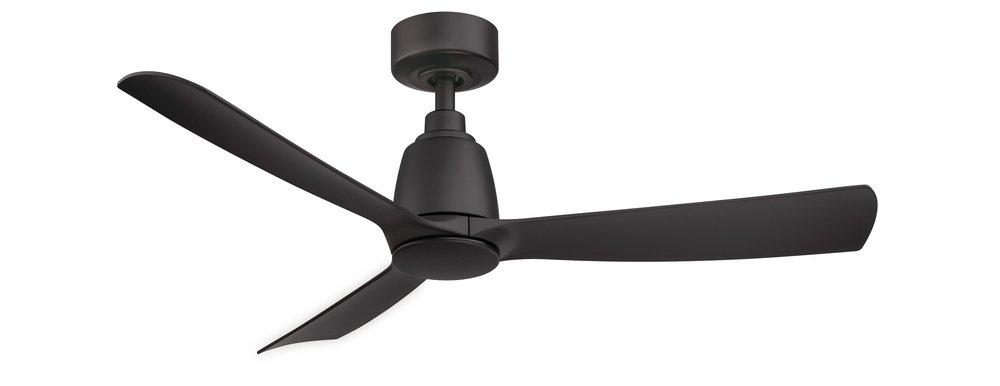 Fanimation Black 44 in. 3-Blade Indoor/Outdoor Ceiling Fan 