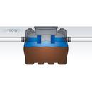 SI-75 109 gal, 375 gpm Grease Interceptor with 4 in. Inlet/Outlet and Cast Iron Cover 