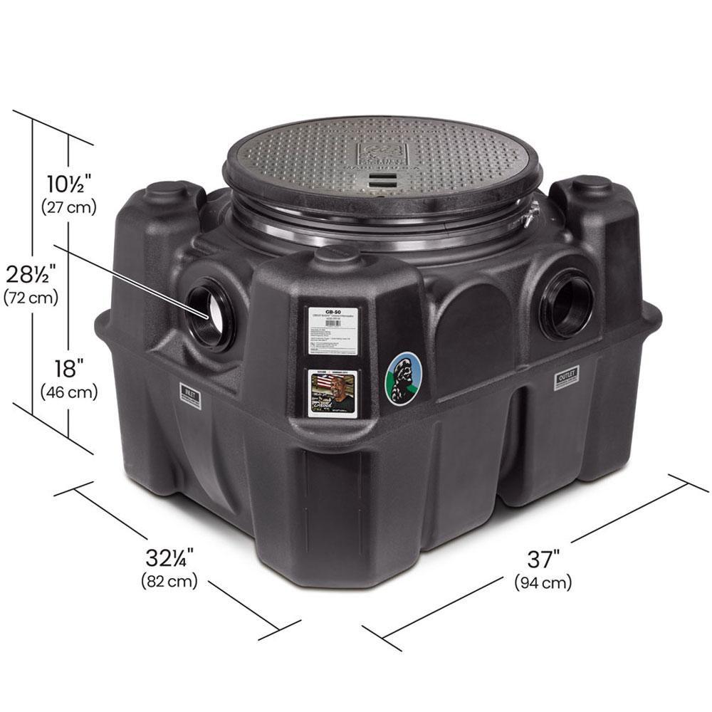 GB-50 4 PLAIN END INLET/OUTLETS HIGHWAY RATED COMPOSITE COVER 