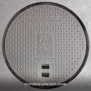 GB-500 6 PLAIN END INLET/OUTLETS STRAIGHT-THROUGH  H20 LOAD RATED CAST IRON COVERS 