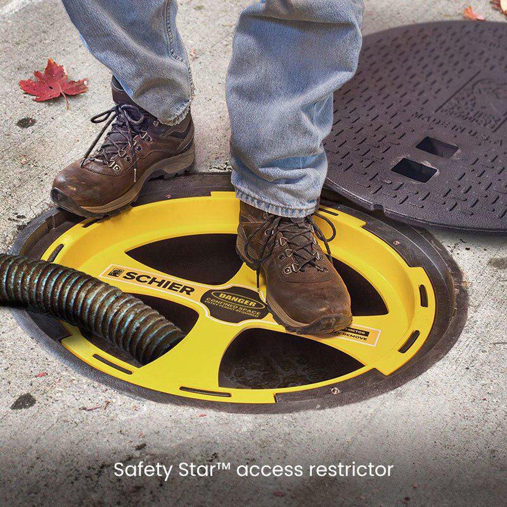 GB-500 6 PLAIN END INLET/OUTLETS STRAIGHT-THROUGH  H20 LOAD RATED CAST IRON COVERS 