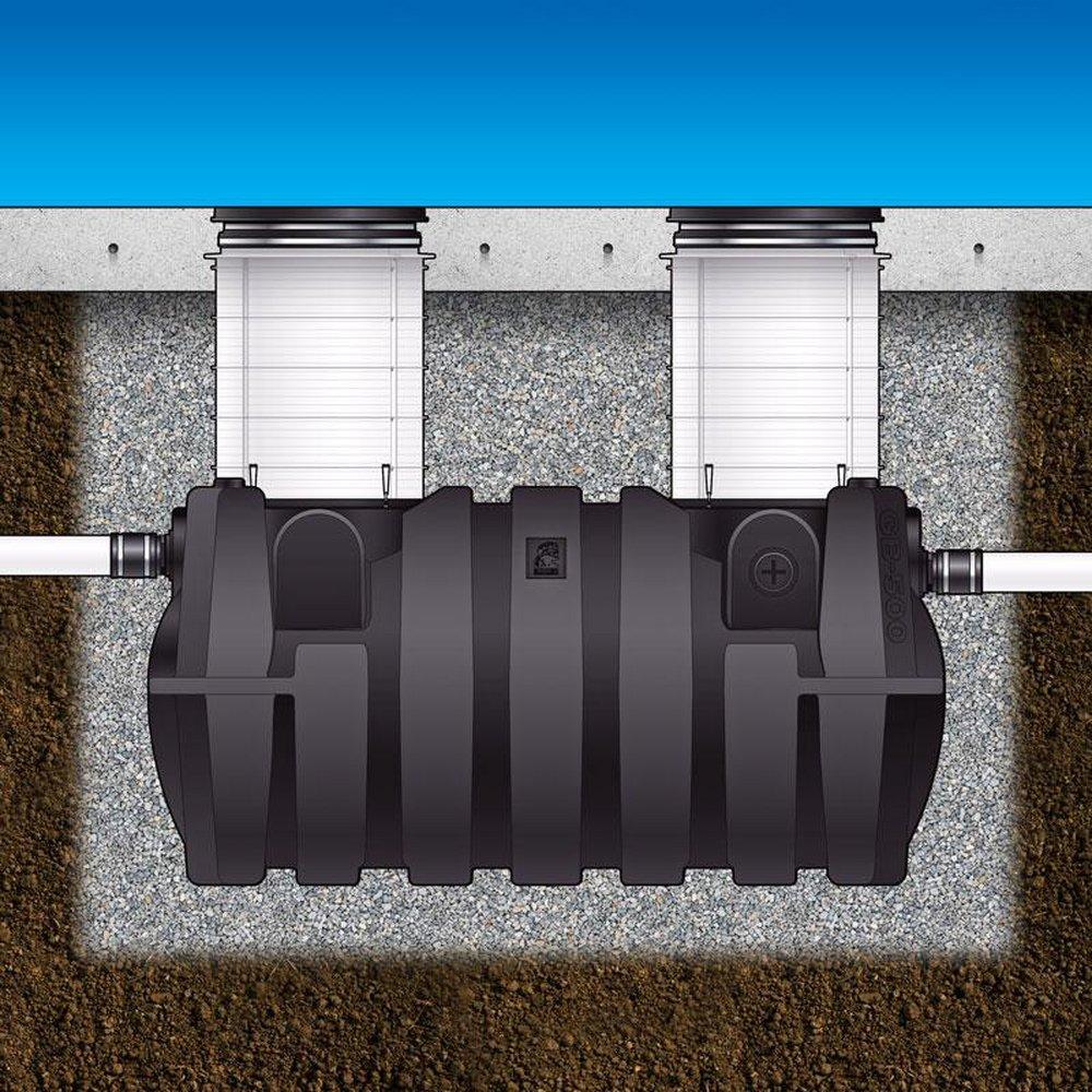 GB-500 6 PLAIN END INLET/OUTLETS STRAIGHT-THROUGH  H20 LOAD RATED CAST IRON COVERS 