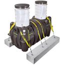 GB-500 2,948 lb, 100 gpm Grease Interceptor with 4 in. Inlet/Outlet and Cast Iron Cover 