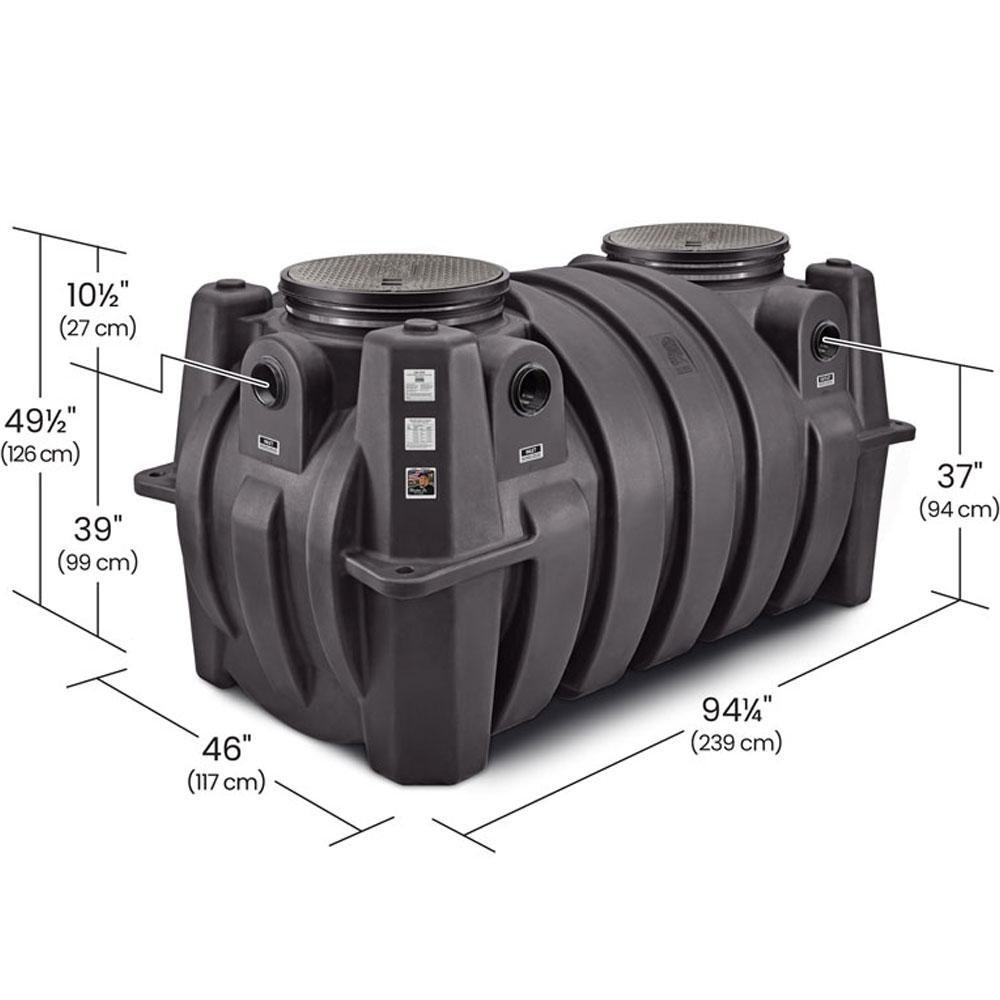 GB-500-B 4 PLAIN END INLET/OUTLETS H20 LOAD RATED CAST IRON COVERS 