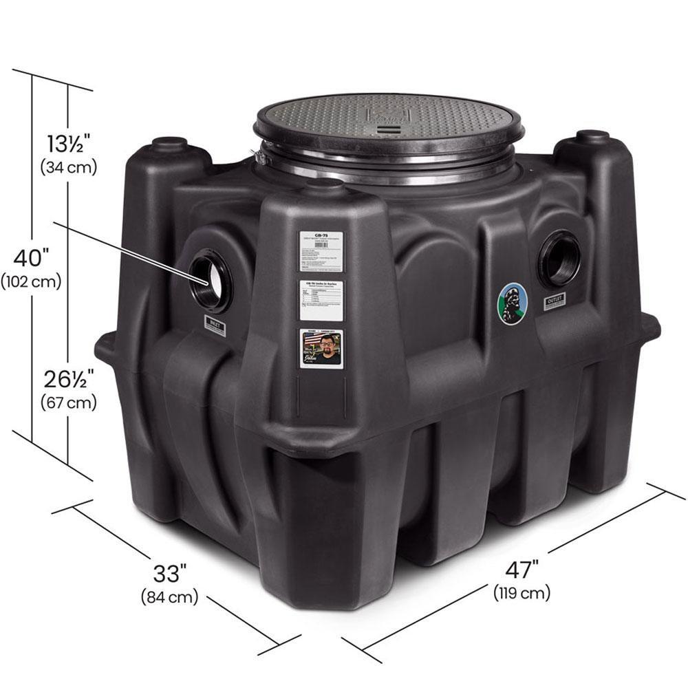 Schier 861 lb Grease Interceptor 