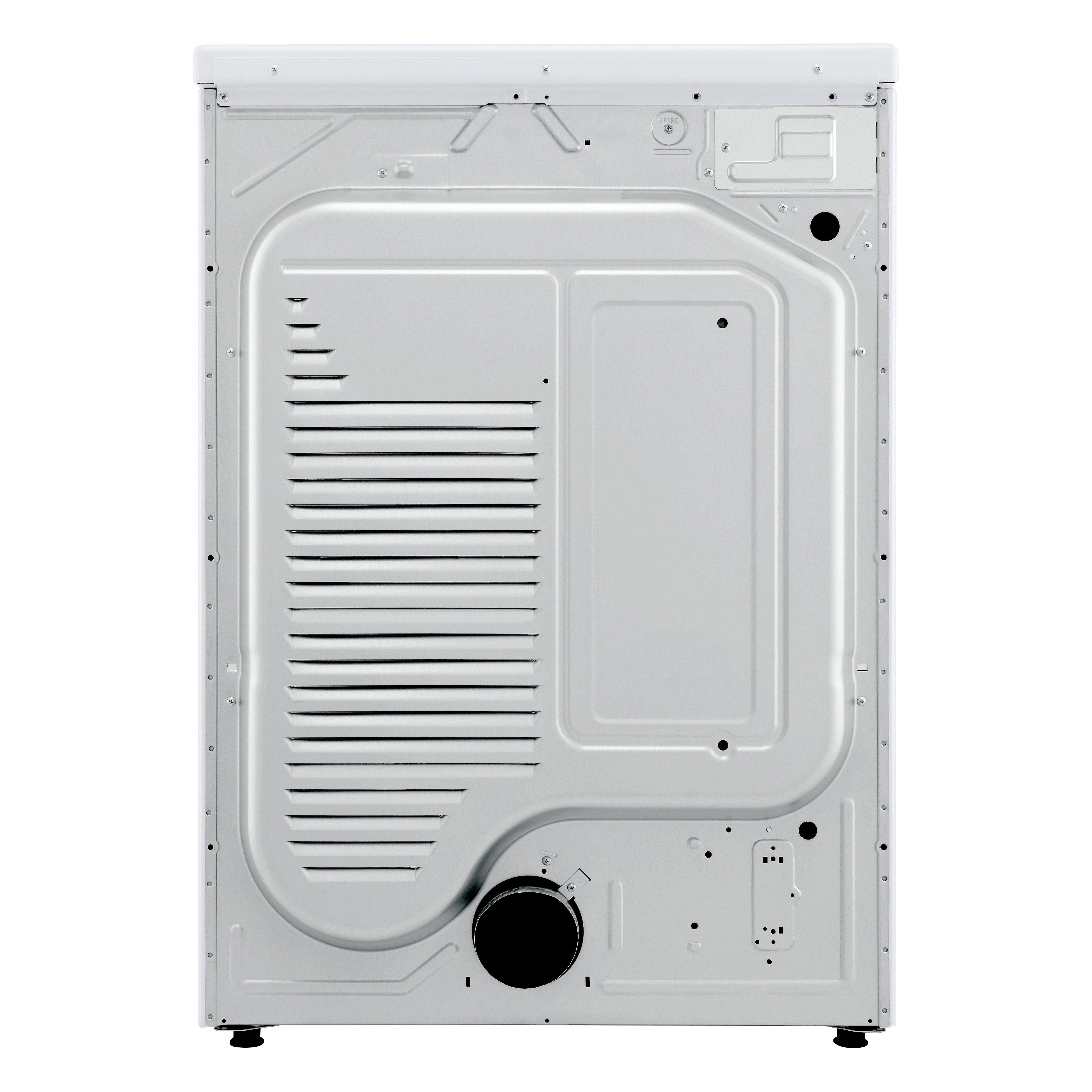 LG White 27 in. 7.4 cu. ft. Gas Dryer 