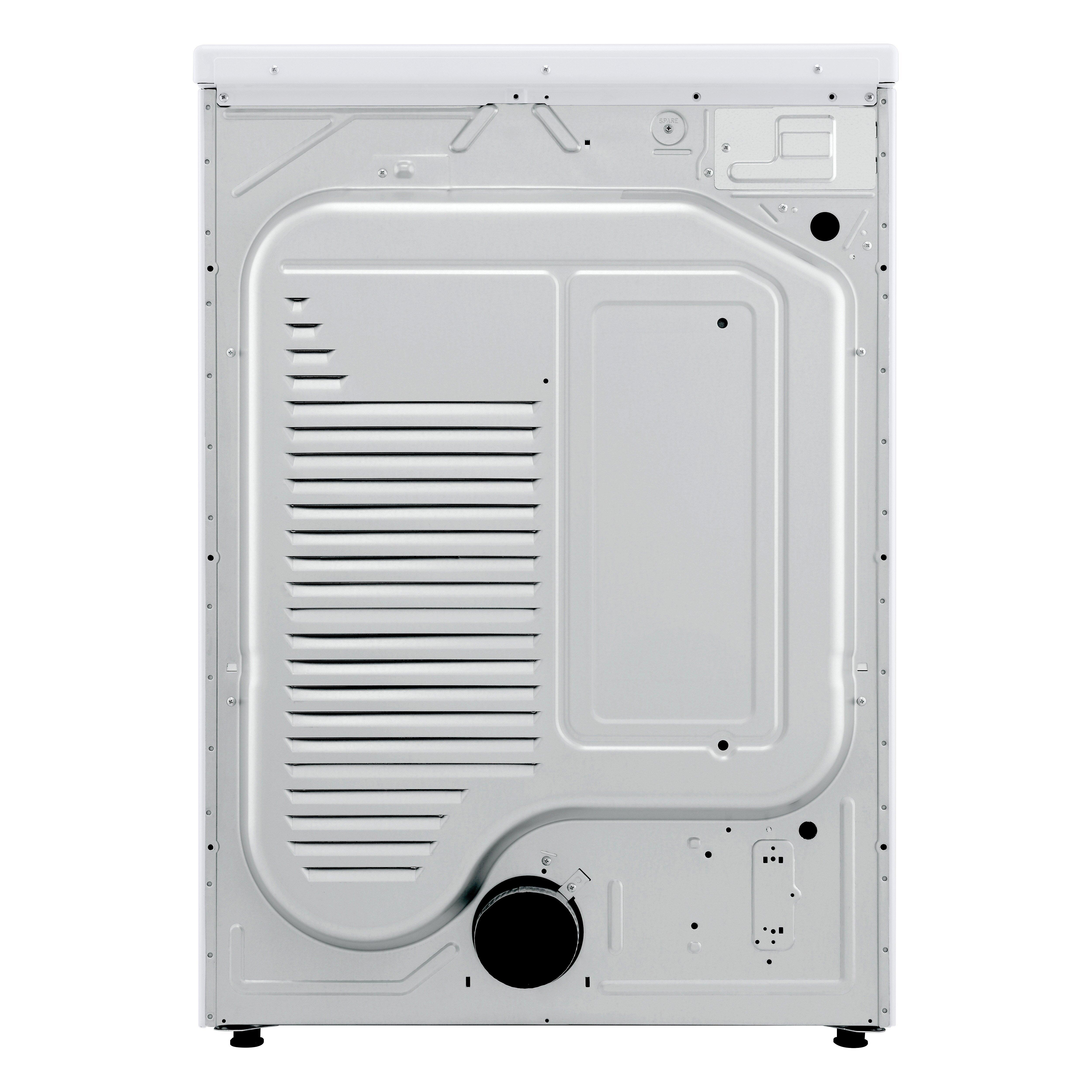 LG White 27 in. 7.4 cu. ft. Electric Dryer 