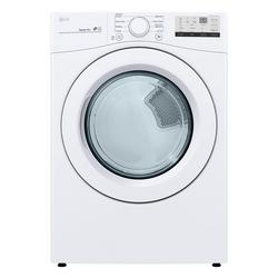 Energy Star 27"W 7.4 cu. ft. Large Capacity Electric Dryer with Sensor Dry in White