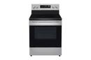 LG Electronics Stainless Steel 29-7/8 in. Electric 5-Burner Smoothtop Freestanding Range 
