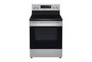 LG Stainless Steel 29-7/8 in. Electric 5-Burner Smoothtop Freestanding Range 