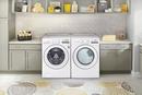 LG White 30-1/4 in. 4.5 cu. ft. Electric Front Load Washer 