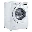 LG White 30-1/4 in. 4.5 cu. ft. Electric Front Load Washer 