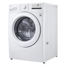 LG White 30-1/4 in. 4.5 cu. ft. Electric Front Load Washer 