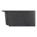 Signature Hardware Black 33 x 20 in. Composite Single Bowl Farmhouse Kitchen Sink 