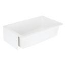 Signature Hardware White 33 x 20 in. Composite Single Bowl Farmhouse Kitchen Sink 
