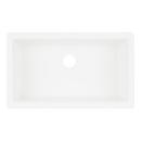 Signature Hardware White 33 x 20 in. Composite Single Bowl Farmhouse Kitchen Sink 