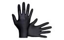 SAS Safety Black 6 mil Powder Free Rubber Disposable Glove in Black (Pack of 120) 
