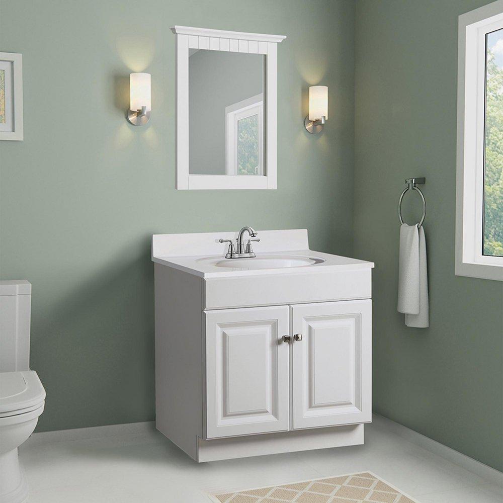 Design House White 24 in. Floor Mount Vanity 