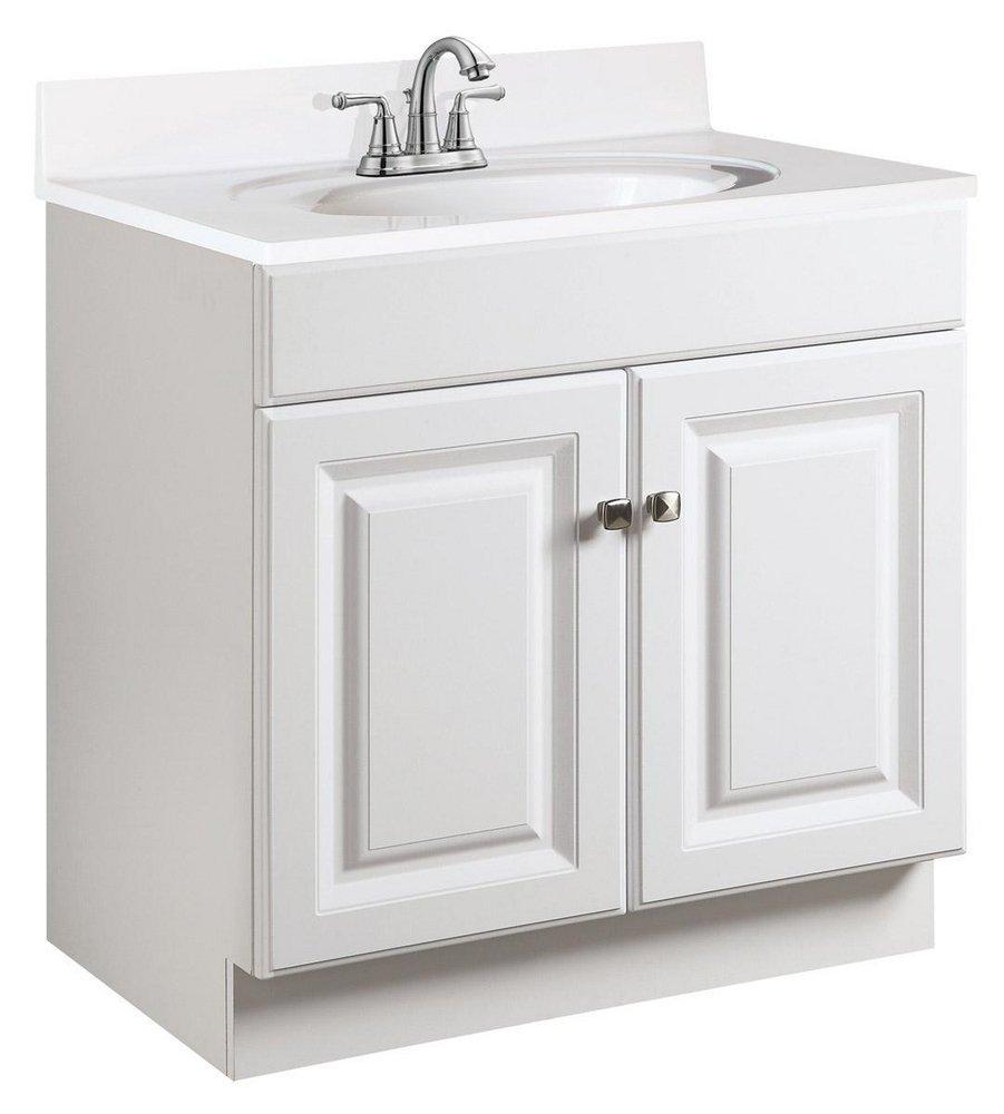 Design House White 24 in. Floor Mount Vanity 