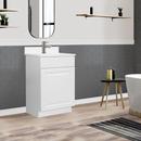 Design House White 18 in. Floor Mount Vanity 