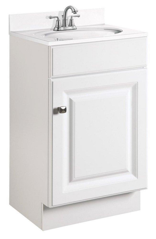 Design House White 18 in. Floor Mount Vanity 