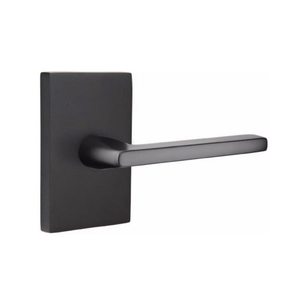 Emtek Products Flat Black Door Lever 