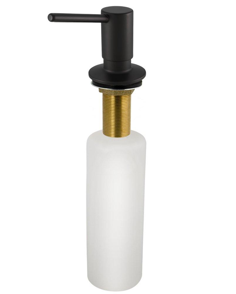 PROFLO&reg; Matte Black Soap Dispenser 