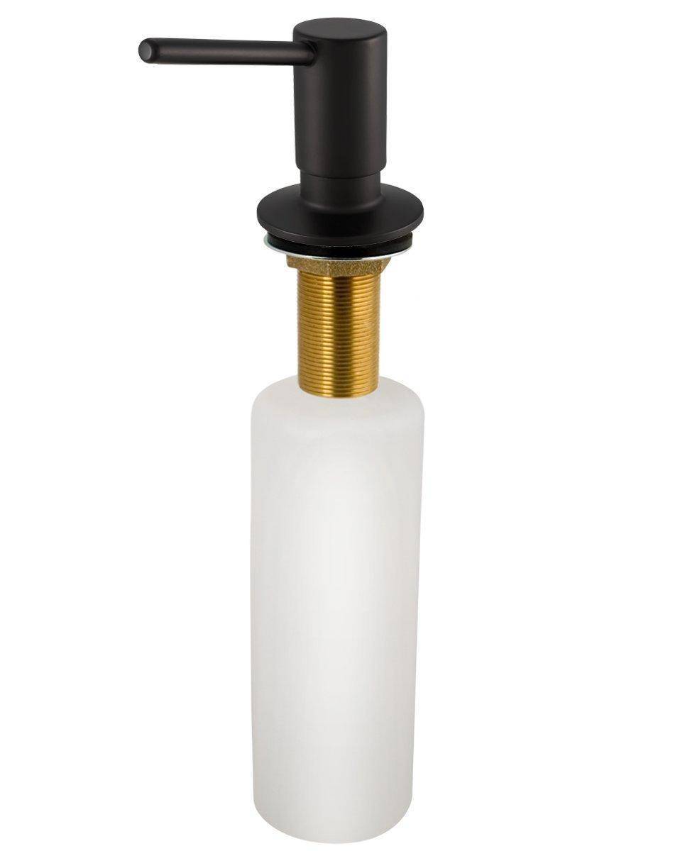 PROFLO&reg; Matte Black Soap and Lotion Dispenser 
