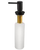 PROFLO&reg; Matte Black Soap and Lotion Dispenser 